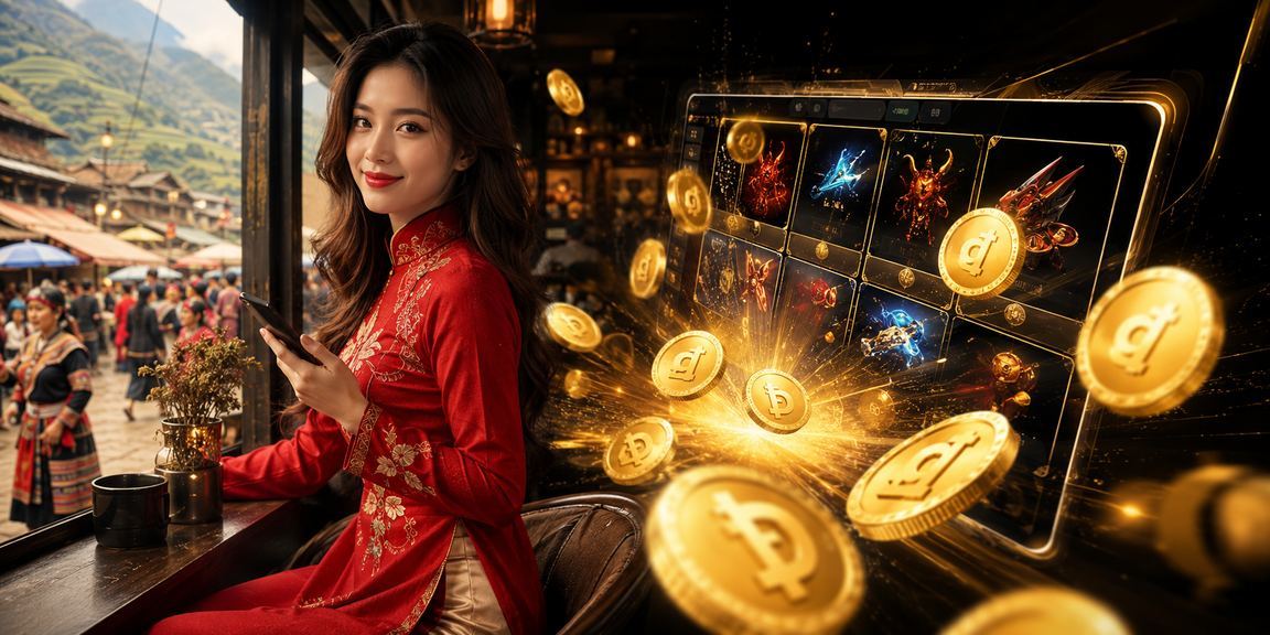 Người dùng Việt Nam cầm điện thoại trải nghiệm cá cược thể thao trên ứng dụng mobile